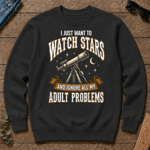 Vintage I Just Want To Watch Stars - black - CS2D-Black