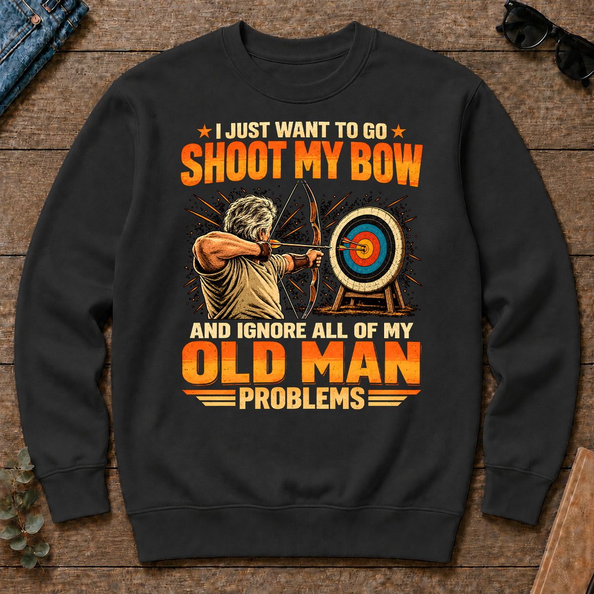 I Just Want To Go Shoot My Bow - black - CS2D-Black