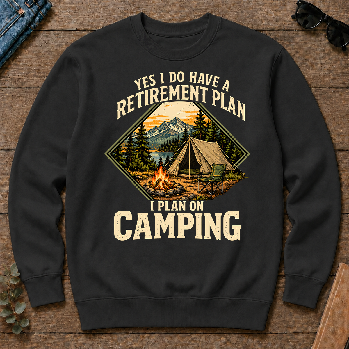 I Plan On Camping - black - CS2D-Black