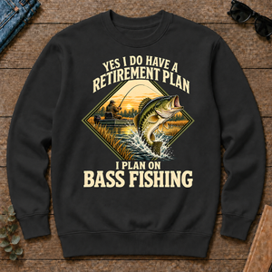 I Plan On Bass Fishing - black - CS2D-Black