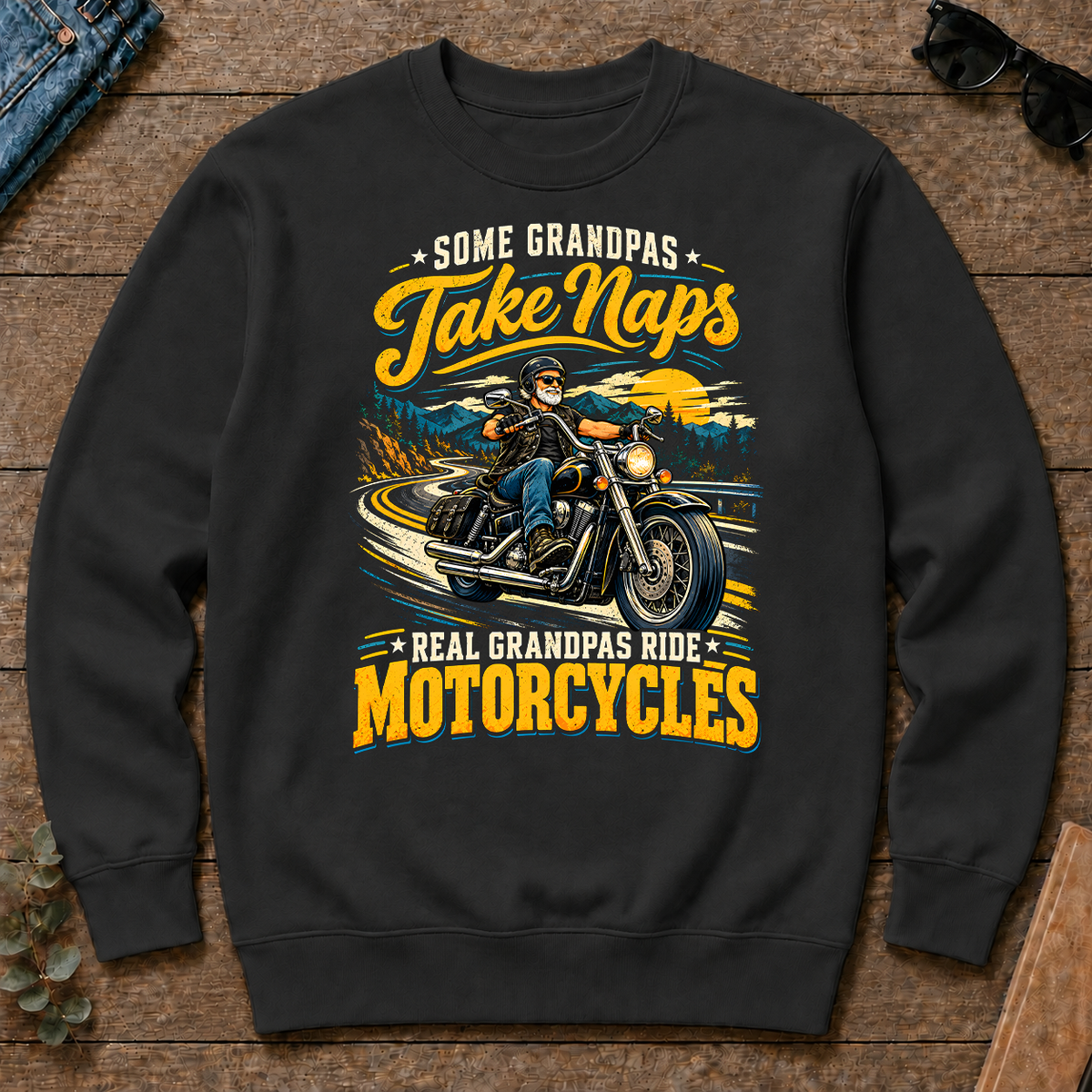 Grandpas Ride Motorcycles - black - CS2D-Black