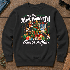 Wonderful Christmas Beagle - black - CS2D-Black