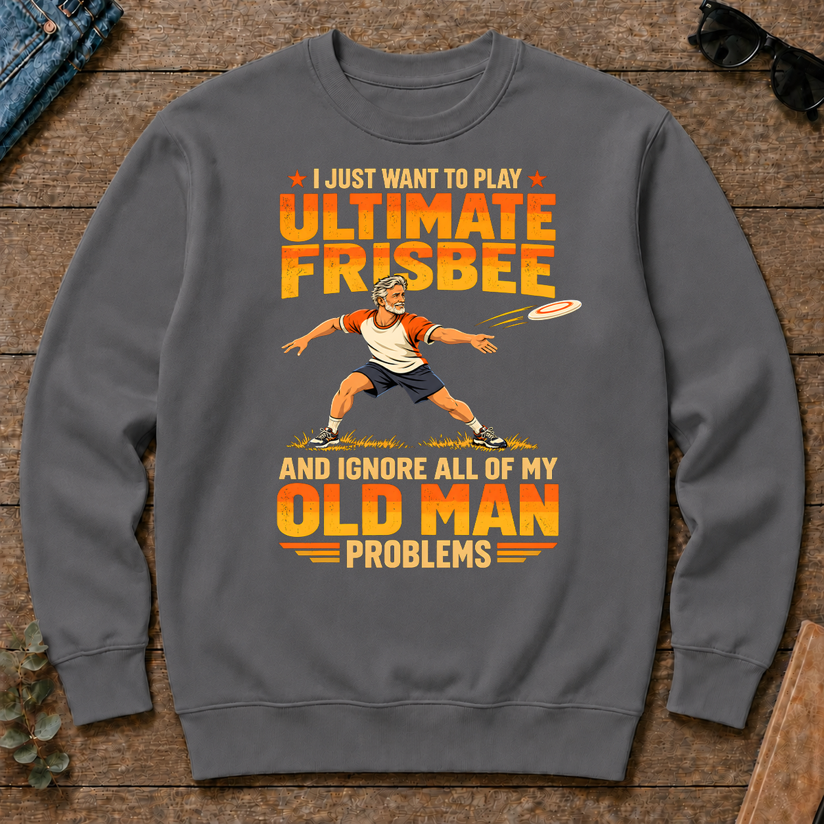 I Just Want To Play Ultimate Frisbee - charcoal - CS2D-Charcoal