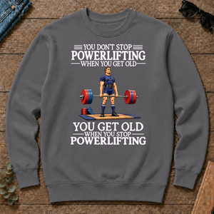 Old Man Don't Stop Powerlifting - charcoal - CS2D-Charcoal