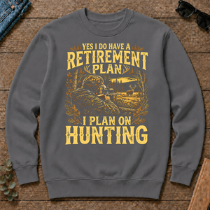 I Do Have A Retirement Plan I Plan On Hunting - charcoal - CS2D-Charcoal