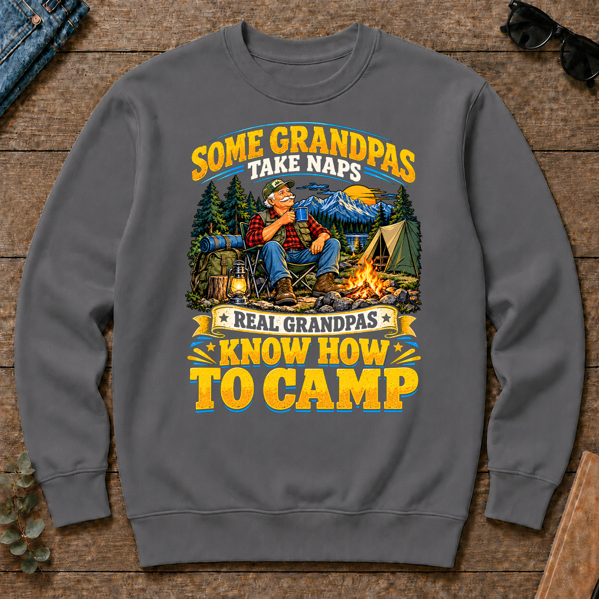 Real Grandpas Know How To Camp - charcoal - CS2D-Charcoal