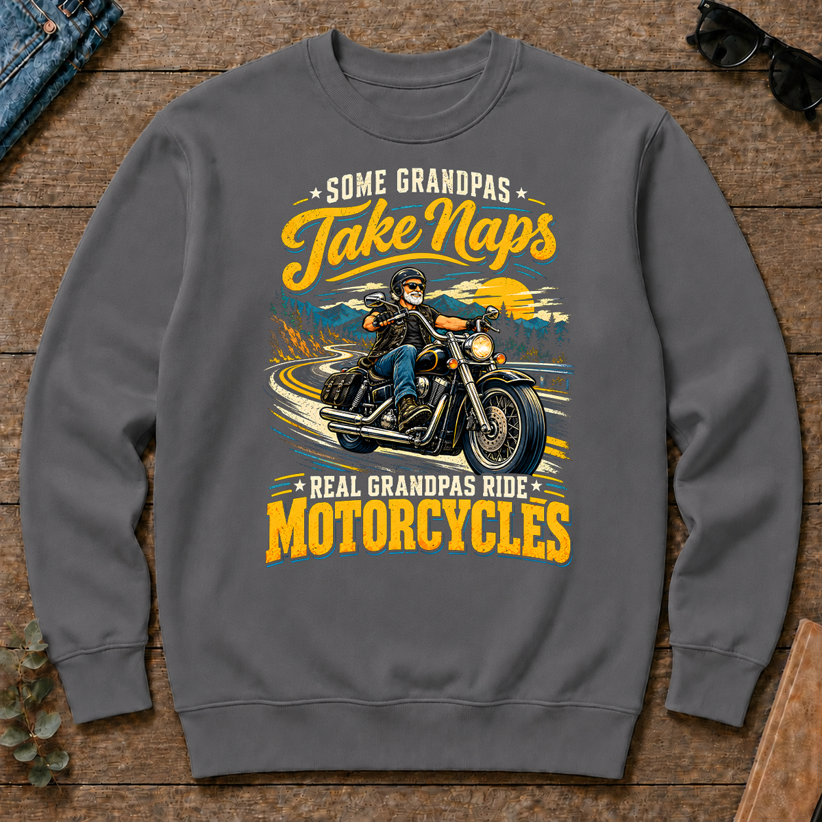 Grandpas Ride Motorcycles - charcoal - CS2D-Charcoal