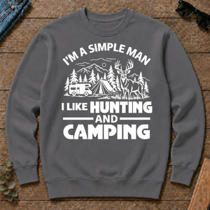 I Like Hunting And Camping - charcoal - CS2D-Charcoal