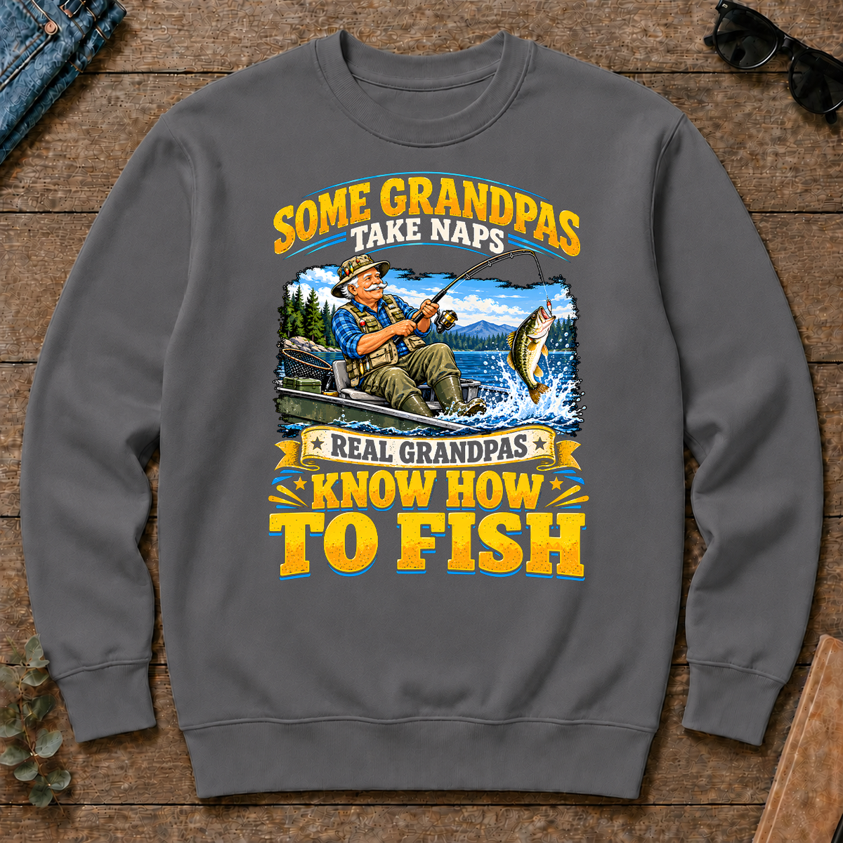 Real Grandpas Know How To Fish - charcoal - CS2D-Charcoal