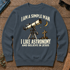 I Am Simple Man I Like Astronomy - dark-heather - CS2D-DarkHeather