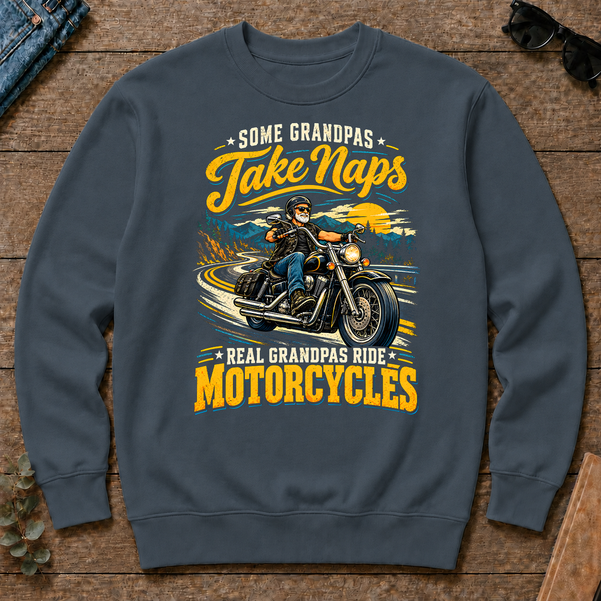 Grandpas Ride Motorcycles - dark-heather - CS2D-DarkHeather
