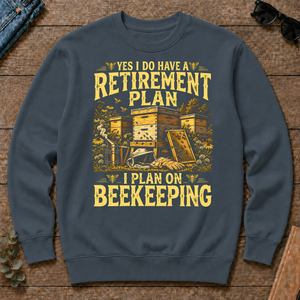 I Do Have A Retirement Plan I Plan On Beekeeping - dark-heather - CS2D-DarkHeather