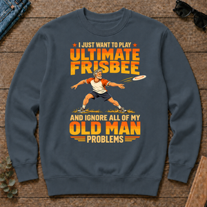 I Just Want To Play Ultimate Frisbee - dark-heather - CS2D-DarkHeather