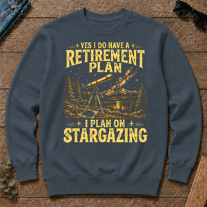 I Do Have A Retirement Plan I Plan On Stargazing - dark-heather - CS2D-DarkHeather