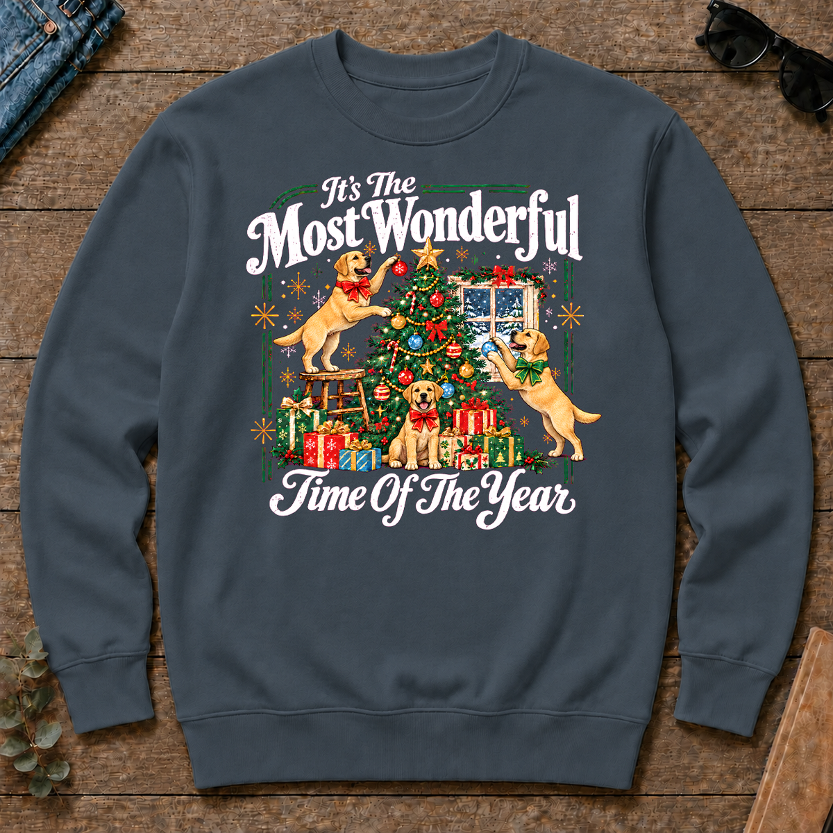 Wonderful Christmas Labrador Retriever - dark-heather - CS2D-DarkHeather