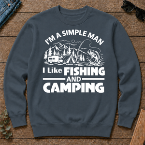 I Like Fishing And Camping - dark-heather - CS2D-DarkHeather