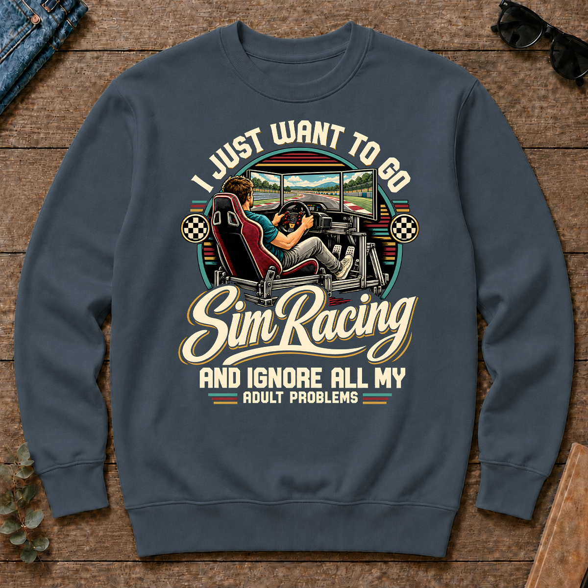 I Just Want To Go Sim Racing & Ignore All Adult Problems - dark-heather - CS2D-DarkHeather