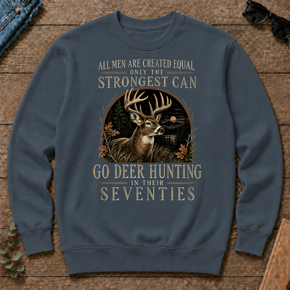Deer Hunting Strongest Man In Seventies - dark-heather - CS2D-DarkHeather