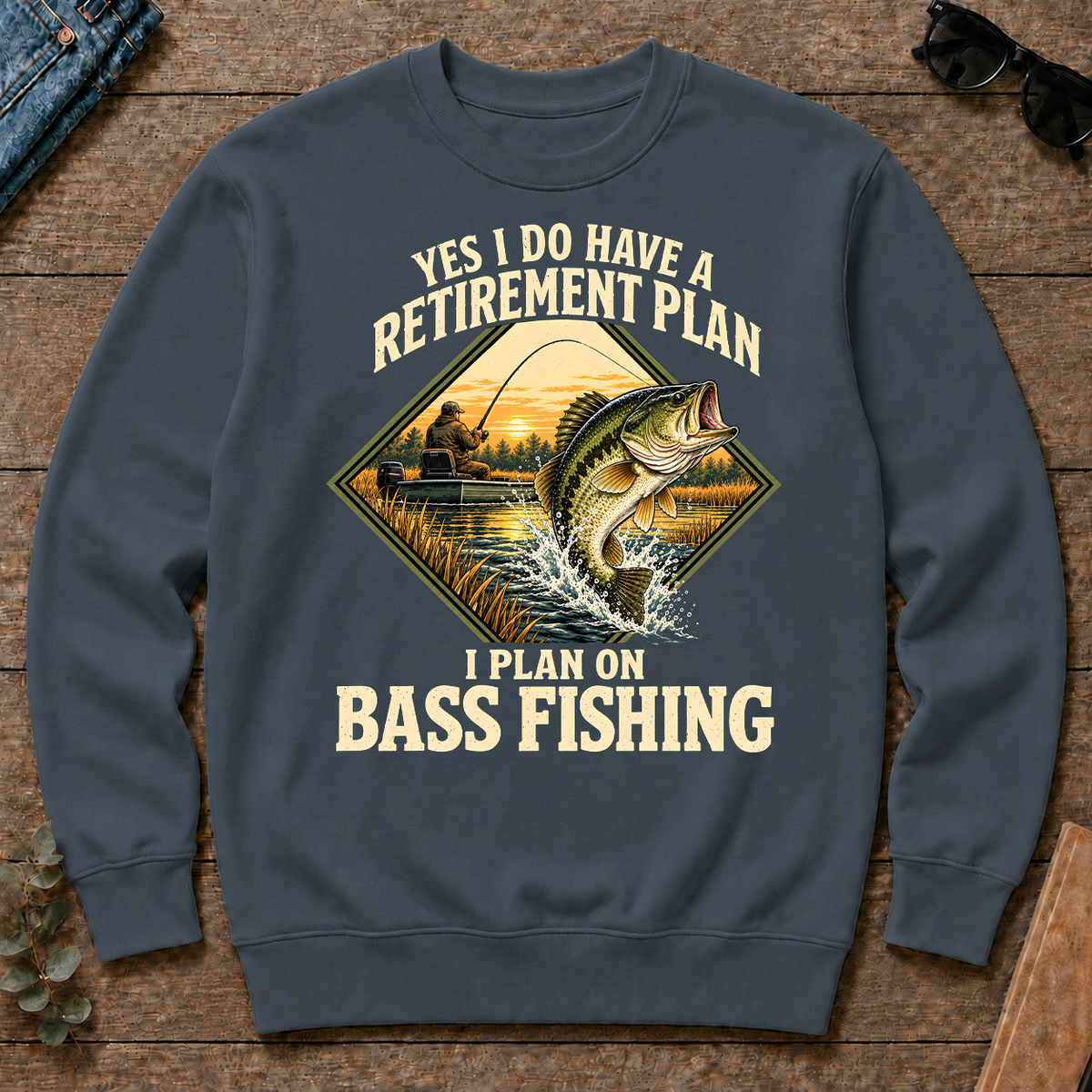 I Plan On Bass Fishing - dark-heather - CS2D-DarkHeather