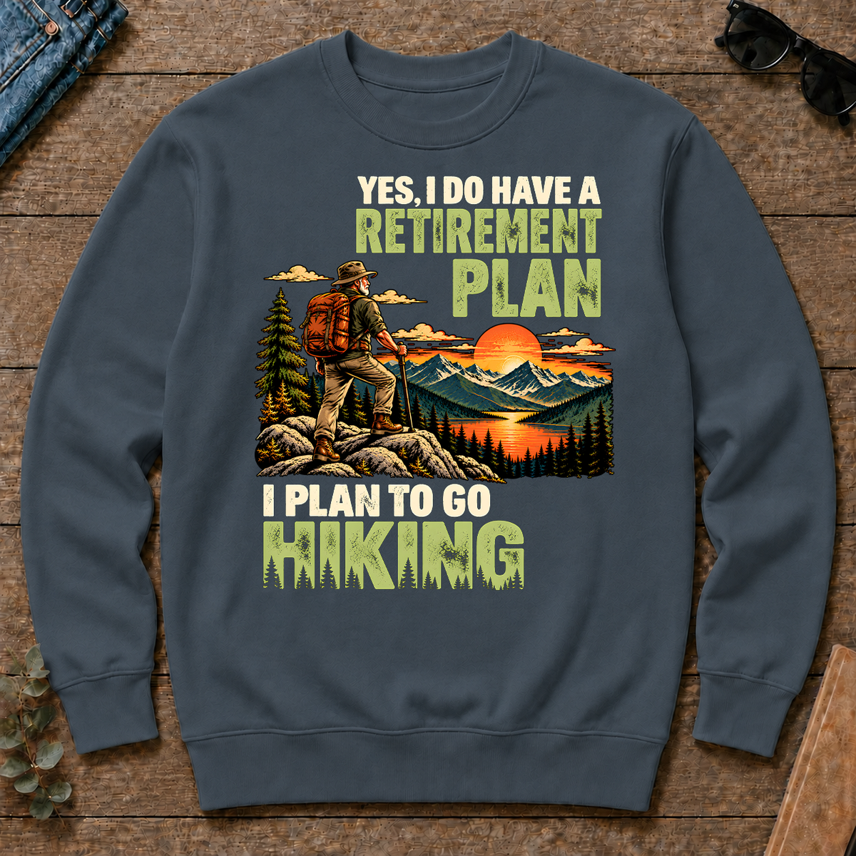 I Plan To Go Hiking - dark-heather - CS2D-DarkHeather