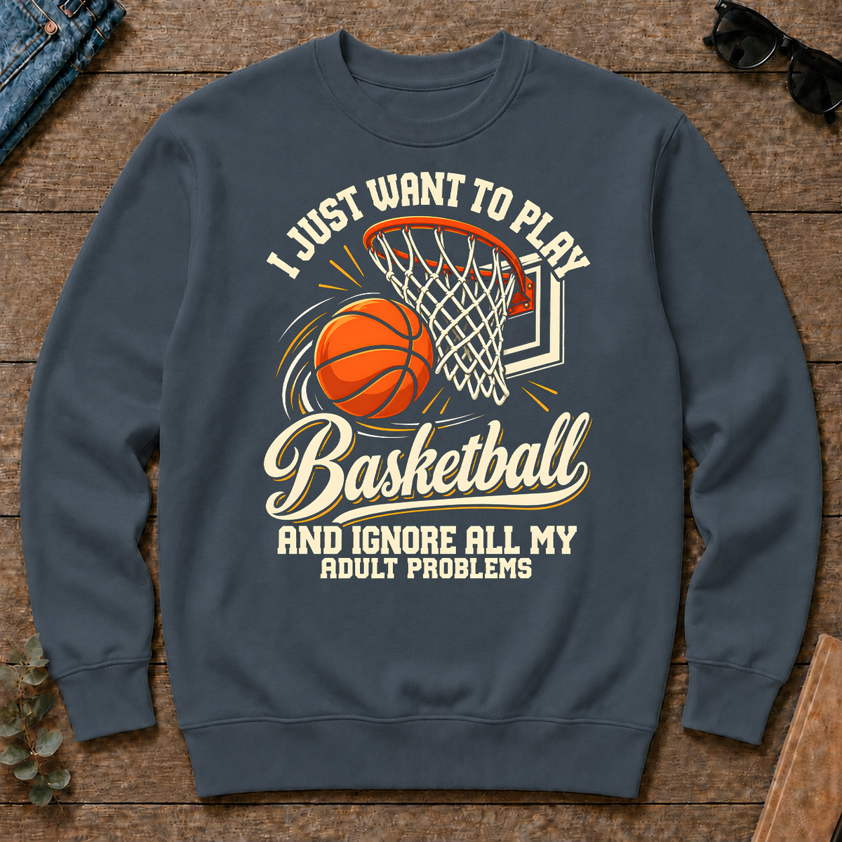 I Just Want To Play Basketball & Ignore All Adult Problems - dark-heather - CS2D-DarkHeather
