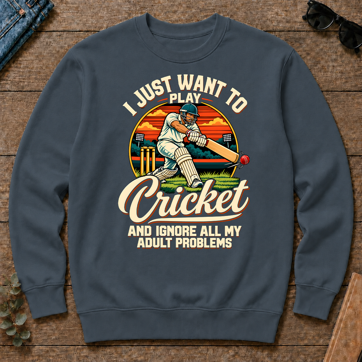 I Just Want To Play Cricket & Ignore All Adult Problems - dark-heather - CS2D-DarkHeather
