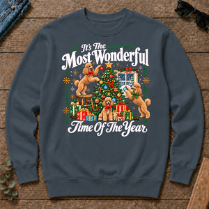 Wonderful Christmas Poodle - dark-heather - CS2D-DarkHeather