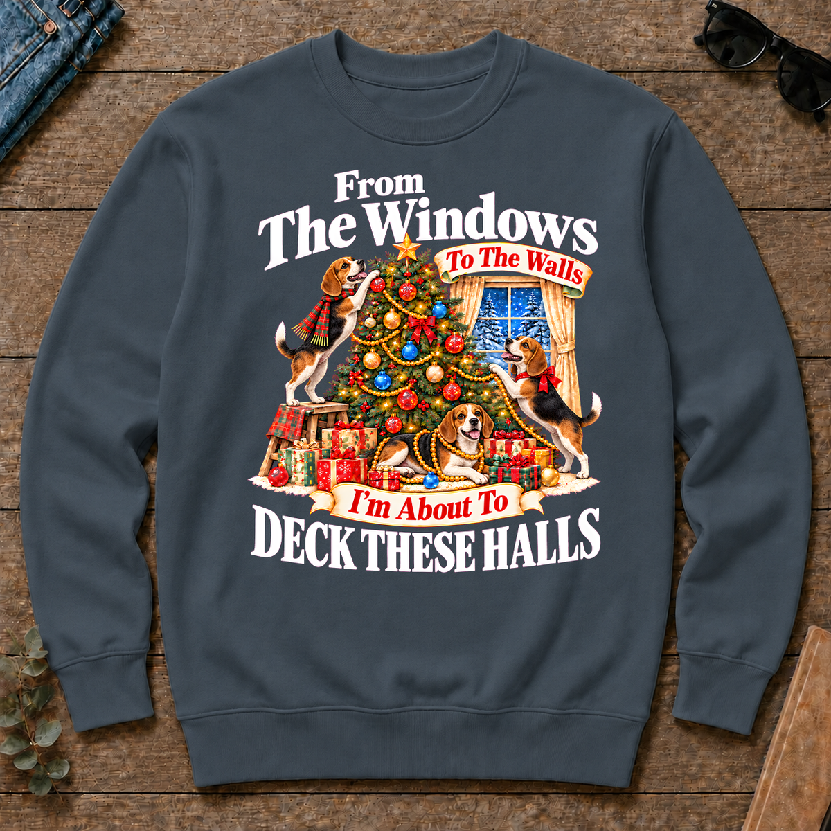 From the Windows to the Walls Beagle - dark-heather - CS2D-DarkHeather