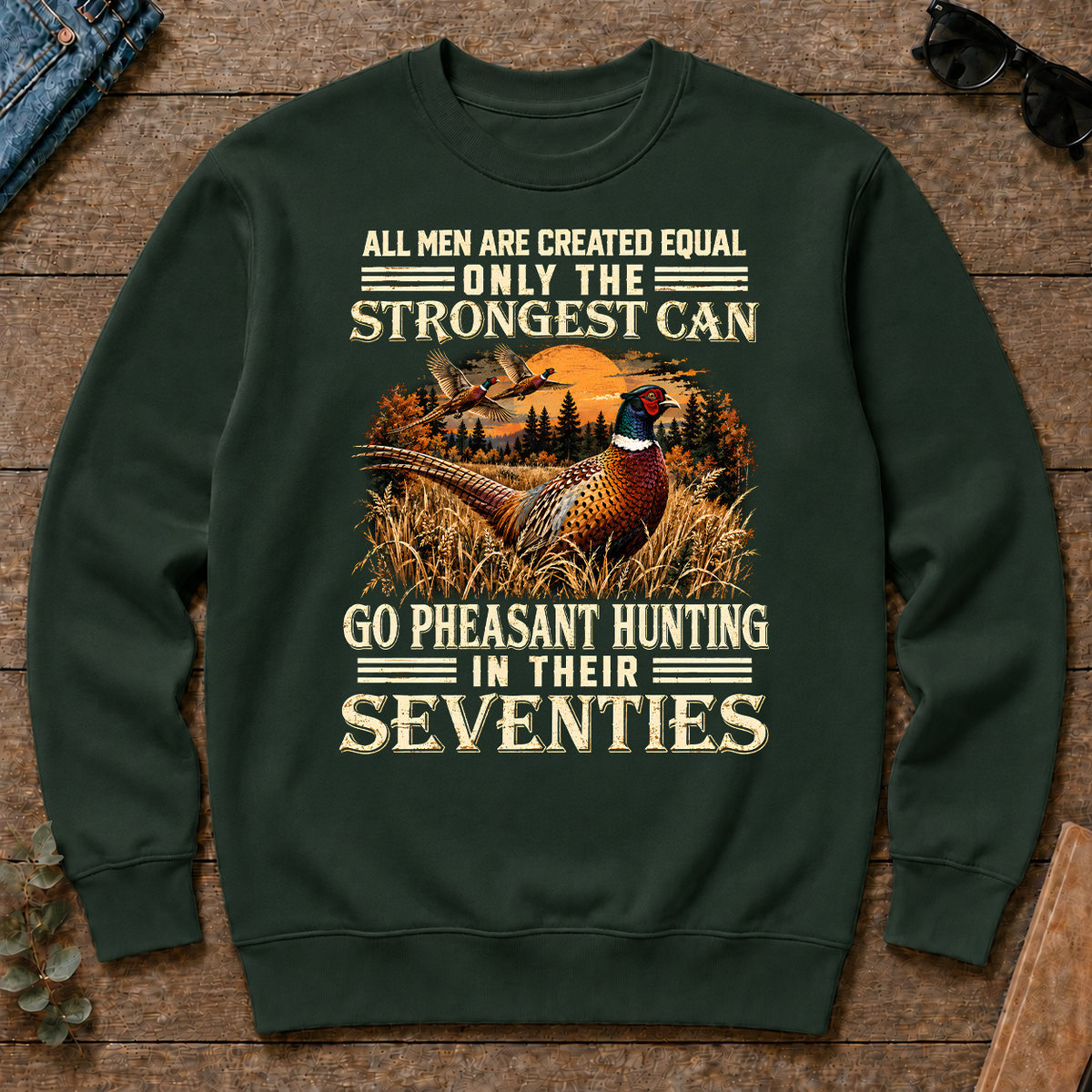 Pheasant Hunting Strongest Man In Seventies - forest-green - CS2D-ForestGreen