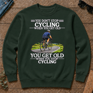 Old Man Don't Stop Cycling - forest-green - CS2D-ForestGreen