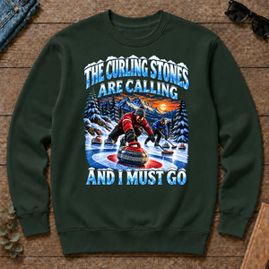 Curling Stones Are Calling And I Must Go - forest-green - CS2D-ForestGreen