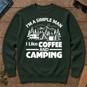 I Like Coffee And Camping - forest-green - CS2D-ForestGreen
