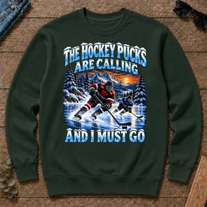 Hockey Pucks Are Calling And I Must Go - forest-green - CS2D-ForestGreen