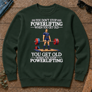 Old Man Don't Stop Powerlifting - forest-green - CS2D-ForestGreen
