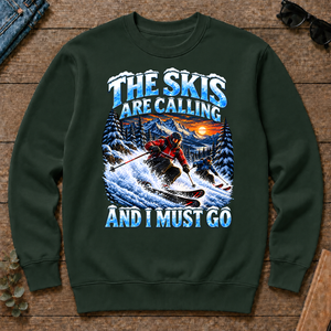 Skis Are Calling And I Must Go - forest-green - CS2D-ForestGreen