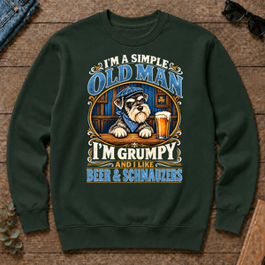 Funny I Like Beer & Schnauzers - forest-green - CS2D-ForestGreen