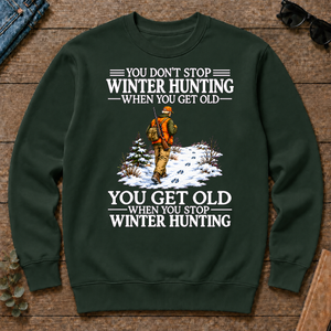 Old Man Don't Stop Winter Hunting - forest-green - CS2D-ForestGreen