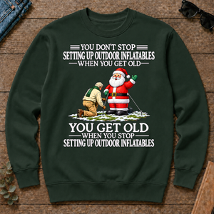 Old Man Don't Stop Setting Up Outfoor Inflatables - forest-green - CS2D-ForestGreen