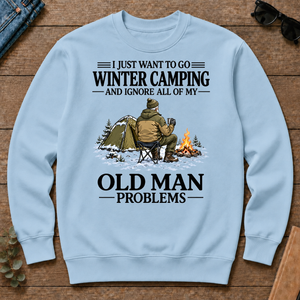 I Just Want To Winter Camping - light-blue - CS2D-LightBlue