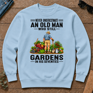 An Old Man Still Gardens In His 70s - light-blue - CS2D-LightBlue