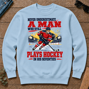 A Man Still Plays Hockey In His 70s - light-blue - CS2D-LightBlue