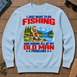 I Just Want To Go Fishing Art - light-blue - CS2D-LightBlue