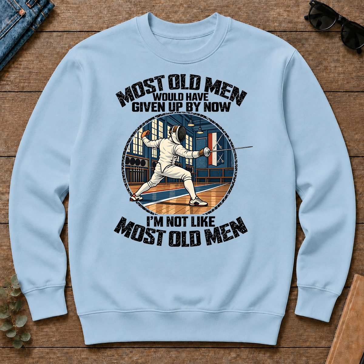 Fencing Most Old Men Would Have Given Up By Now - light-blue - CS2D-LightBlue