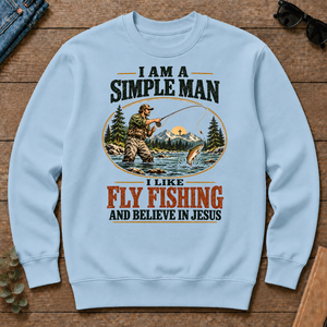 I Like Fly Fishing And Believe In Jesus - light-blue - CS2D-LightBlue