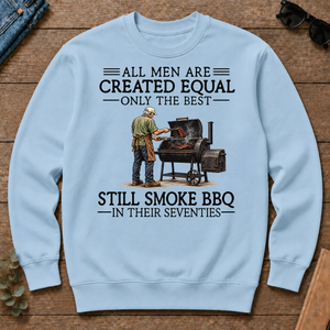 All Men Are Created Equal Only The Best Still Smoke BBQ 70s - light-blue - CS2D-LightBlue