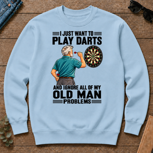I Just Want To Play Darts Art - light-blue - CS2D-LightBlue