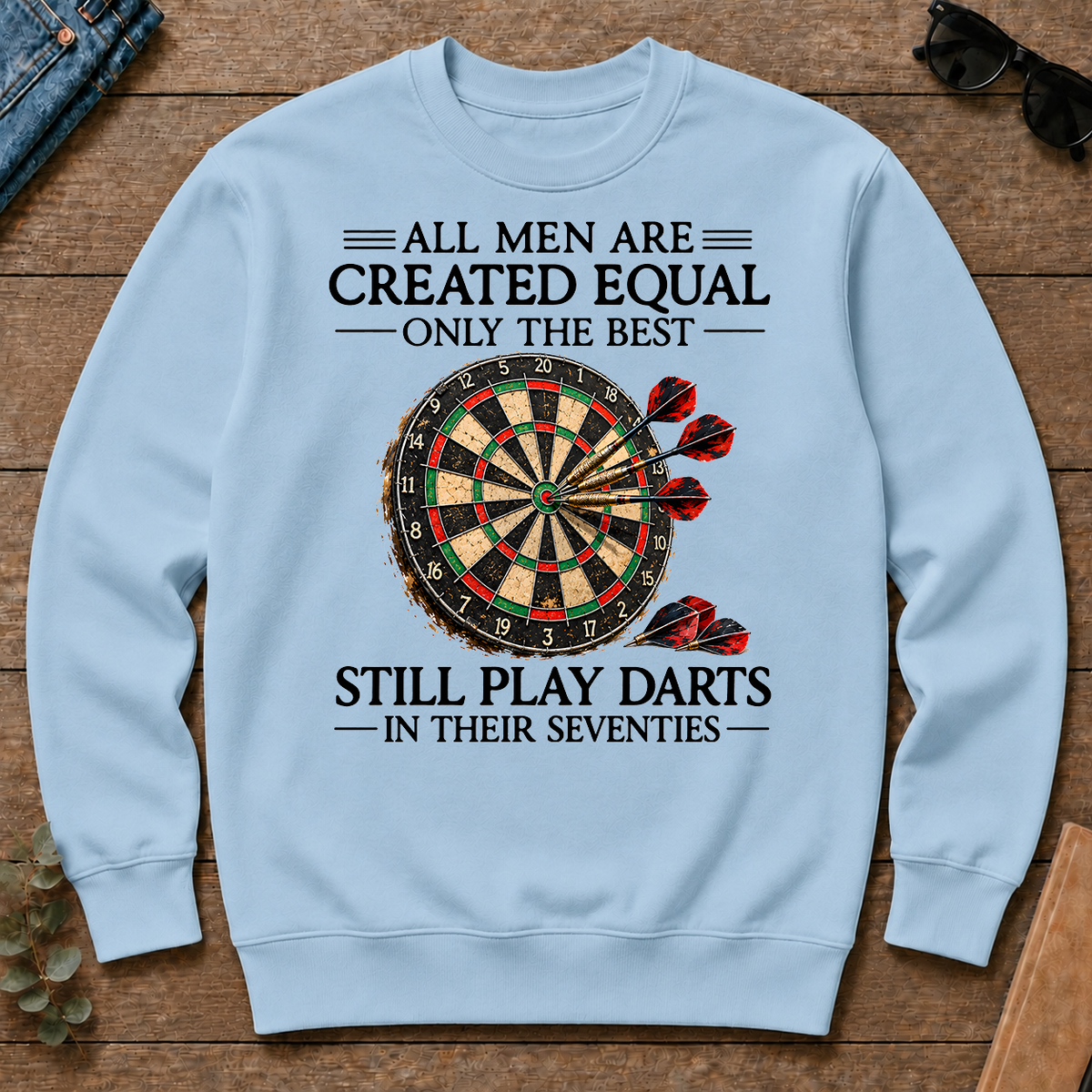 Still Play Darts In 70s - light-blue - CS2D-LightBlue