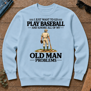 I Just Want To Play Baseball Vintage - light-blue - CS2D-LightBlue