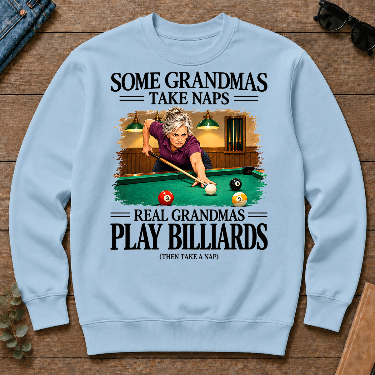 Real Grandmas Play Billards - light-blue - CS2D-LightBlue