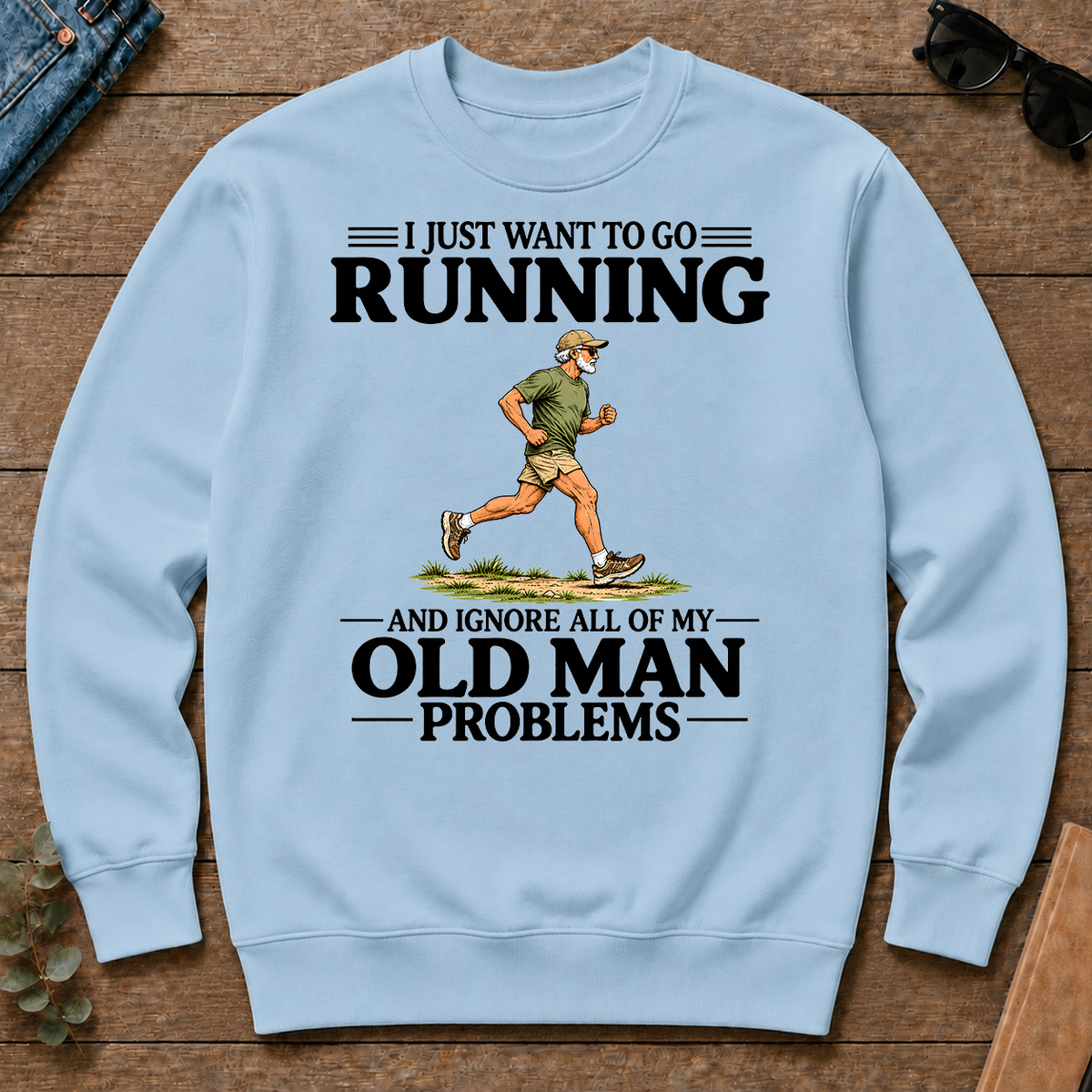 I Just Want To Go Running - light-blue - CS2D-LightBlue